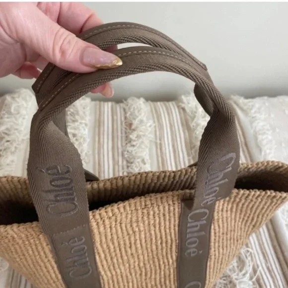 Chloe Mifuko Raffia tote - Picture 2 of 9